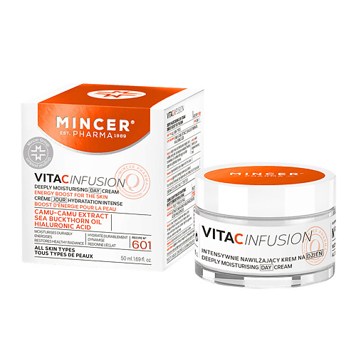 фото Mincer est pharma 1989 глубоко увлажняющий дневной крем для лица vitacinfusion