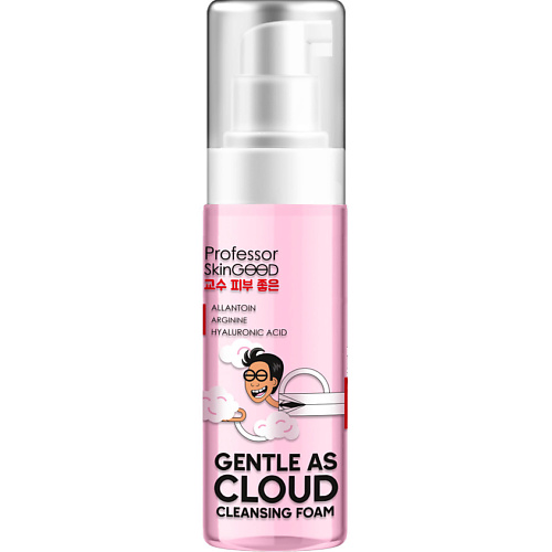 Мусс для умывания PROFESSOR SKINGOOD Пенка для умывания лица GENTLE AS CLOUD CLEANSING FOAM ультрамягкая с низкомолекулярной гиалуроновой кислотой пенки для умывания real barrier пенка для умывания лица control t cleansing foam для жирной и проблемной кожи