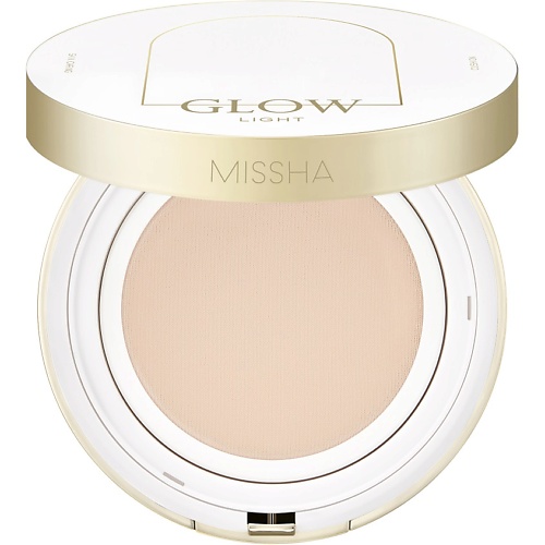 Тональное средство MISSHA Тональный кушон Glow Cushion Light с коллагеном лампа streamplify glow light 14