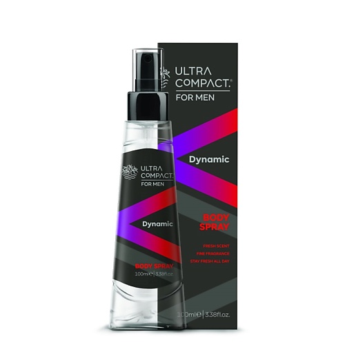 ULTRA COMPACT Парфюмированный спрей для тела для мужчин Динамик adidas дезодорант спрей для мужчин uefa champions league star edition
