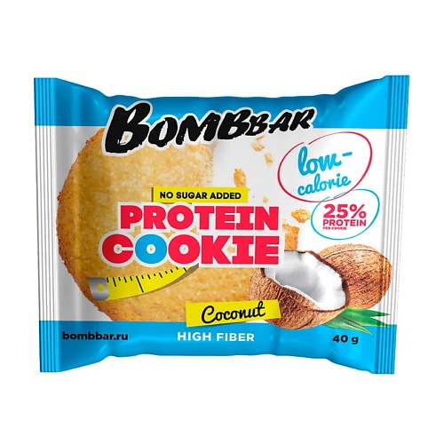 Здоровое питание BOMBBAR Печенье неглазированное Кокос