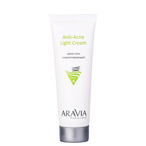 Уход за лицом ARAVIA PROFESSIONAL Крем-гель корректирующий для жирной и проблемной кожи Anti-Acne Light Cream