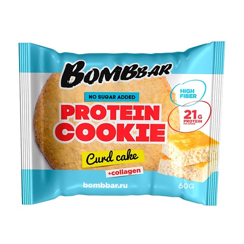 BOMBBAR Печенье неглазированное Творожный кекс bombbar печенье неглазированное фисташка
