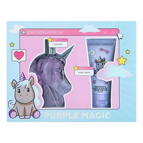 Набор парфюмерии UNICORNS APPROVE Набор PURPLE MAGIC женская парфюмерия unicorns approve unicorns approve maggie