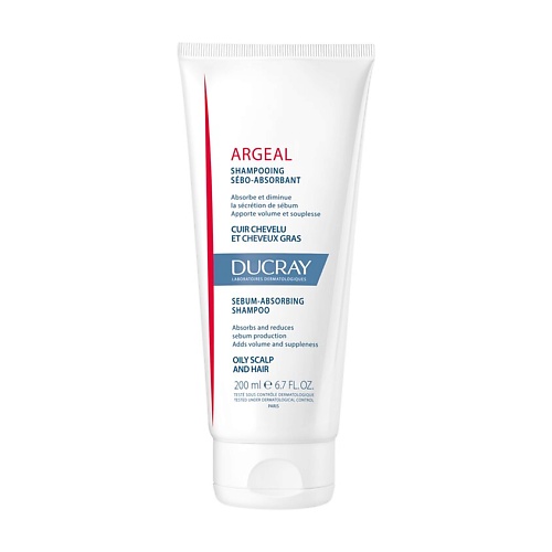 Шампунь для волос DUCRAY Шампунь для жирных волос Argeal ducray argeal sebum absorbing shampoo себоабсорбирующий шампунь для жирных волос 200 мл