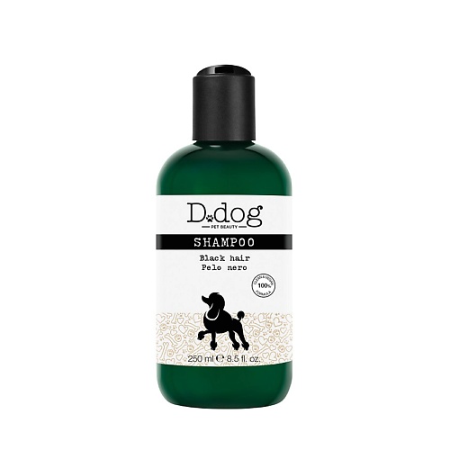 D.DOG Шампунь для темношерстных собак фитоэлита шампунь для пушистых собак от колтунов 220 мл