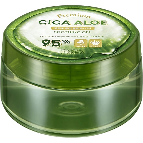 

MISSHA Успокаивающий гель Premium Cica Aloe с алоэ, Успокаивающий гель Premium Cica Aloe с алоэ
