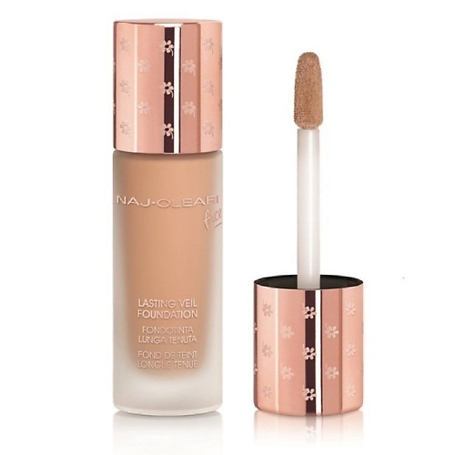 NAJ OLEARI Стойкий тональный флюид LASTING VEIL FOUNDATION тональный флюид 3d лифтинг firming serum foundation 6 452 01 1 фарфоровый 30 мл