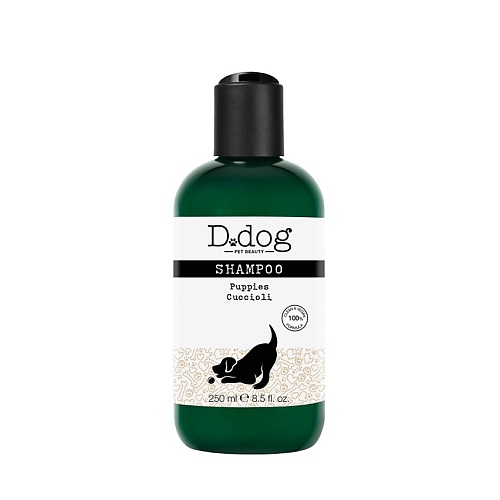 D.DOG Шампунь для щенков авз нежный шампунь для щенков гипоаллергенный с хитозаном 180 мл