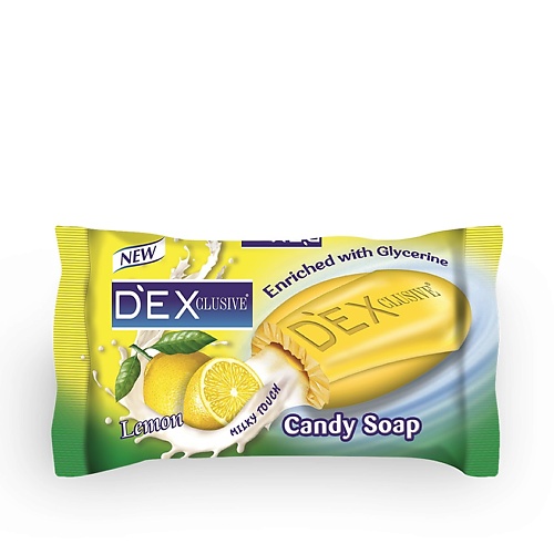 DEXCLUSIVE Мыло туалетное твёрдое Лимон Lemon Candy Soap ароматизированное мыло для тела lemon