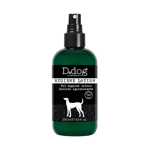 D.DOG Лосьон для собак с антибактериальным эффектом лосьон для собак topdog citronella pet lotion fragrance ароматизированный 75 мл