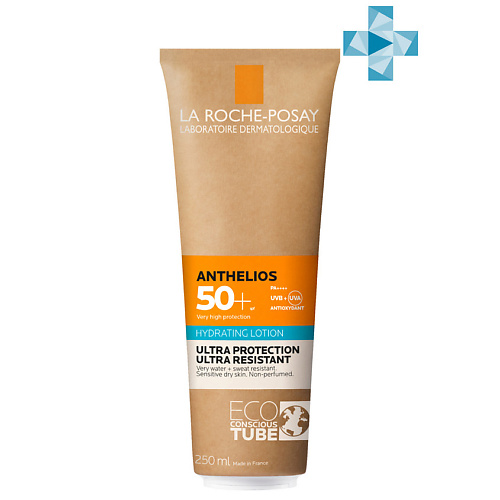 LA ROCHE-POSAY ANTHELIOS Солнцезащитное увлажняющее молочко для лица и тела SPF 50+/ PPD 30