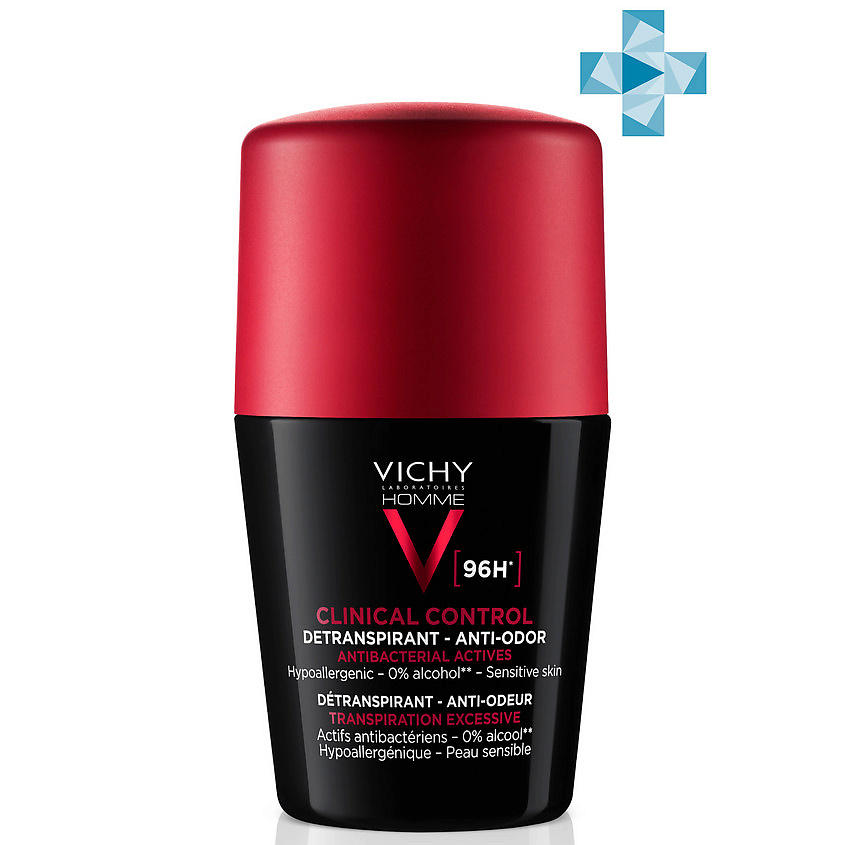 Дезодоранты VICHY Дезодорант-антиперспирант CLINICAL CONTROL мужской ...