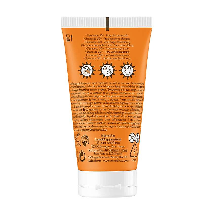 AVENE Флюид для лица солнцезащитный для проблемной кожи SPF50 Cleanance Anti-Blemishes, фото 3