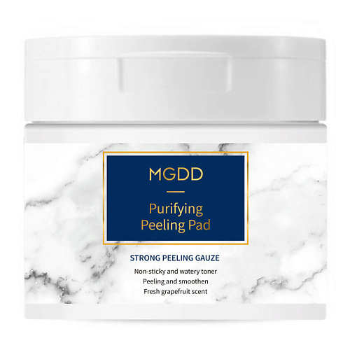 цена Диски для снятия макияжа MGDD Диски для лица очищающие Purifying Peeling Pad 50EA