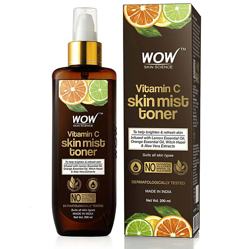 Тоник для лица WOW SKIN SCIENCE Тоник-спрей для лица против пигментации Vitamin C