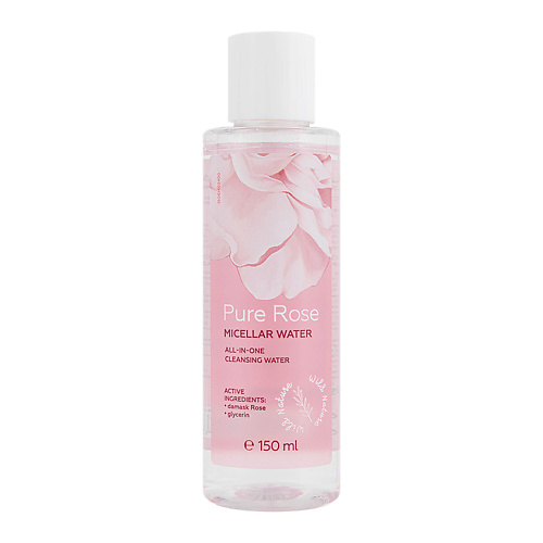 Мицеллярная вода WILD NATURE Мицеллярная вода Pure Rose Micellar water мицеллярная вода nature of agiva natural rose 200 мл