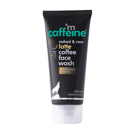 mCAFFEINE Увлажняющий гель для умывания Кофе Латте с миндальным молочком и маслом ши 75 mcaffeine шампунь кофе латте с кокосовым молочком для восстановления волос 250