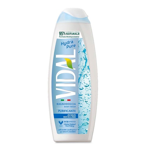 

VIDAL Гель для душа HYDRAPURE 500, Гель для душа HYDRAPURE