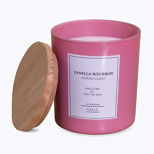 RAKLE Ароматическая свеча LE JARDIN Ванильный бурбон rakle ароматическая свеча neo бергамот