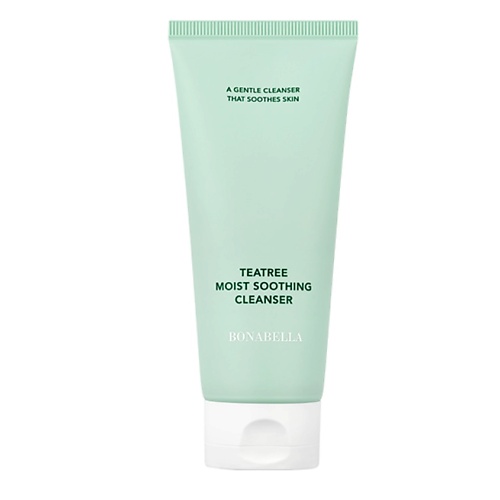 фото Bonabella пенка для умывания успокаивающая с экстрактом чайного дерева teatree moist soothing cleanser