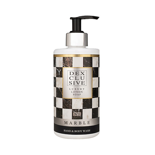 DEXCLUSIVE Жидкое мыло и гель для душа 2-В-1 Marble Series № 1 Hand & Body Wash herbasense мыло жидкое ardene ocean peari luxury hand wash 500 0