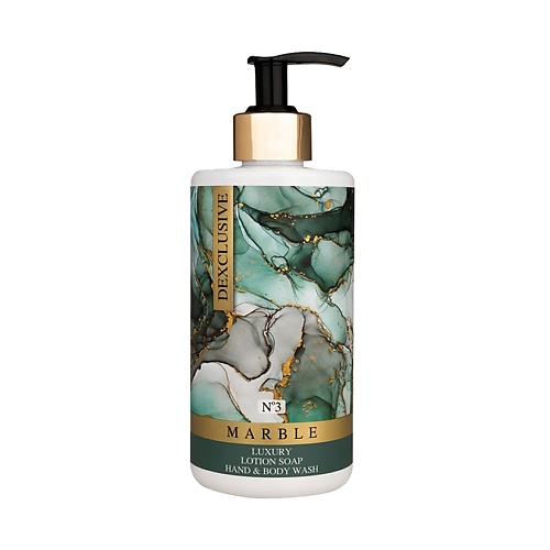 DEXCLUSIVE Жидкое мыло и гель для душа 2-В-1 Marble Series № 3 Hand & Body Wash aesthetics of marble