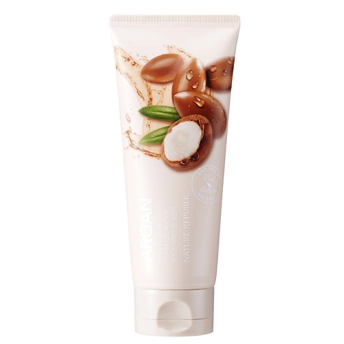 NATURE REPUBLIC Пенка для умывания с аргановым маслом Real Nature Argan Foam Cleanser