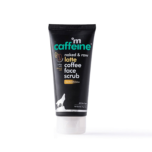 mCAFFEINE Скраб для лица Кофе Латте с миндальным молочком и маслом ши для мягкого отшелушивания