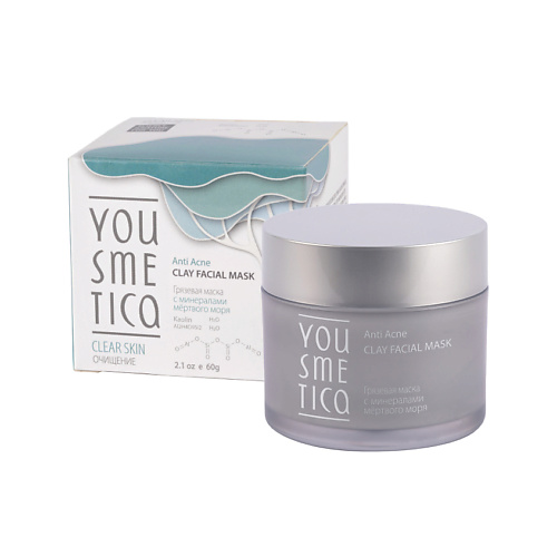 

YOUSMETICA Грязевая маска с минералами мёртвого моря для очищения пор лица Facial Mud Mask With Dead Sea Minerals For Cleansing Pores, Грязевая маска с минералами мёртвого моря для очищения пор лица Facial Mud Mask With Dead Sea Minerals For Cleansing Por