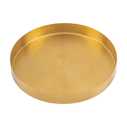 LETOILE HOME Поднос круглый металлический золотой стакан для пишущих принадлежностей круглый металлический