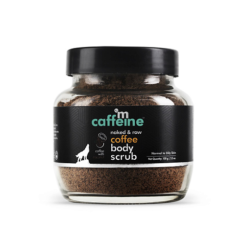 mCAFFEINE Антицеллюлитный скраб для тела Кофе с кокосовым маслом 100 off scrub кофейный скраб для тела с экстрактом какао и маслом ши 300