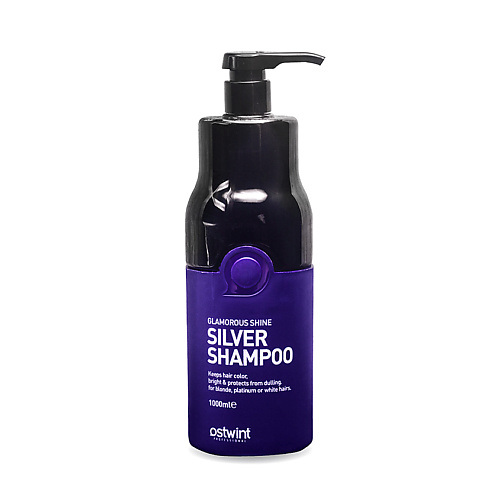 OSTWINT PROFESSIONAL Шампунь для волос Silver Shampoo Glamorous Shine nirvel professional шампунь технический после окрашивания химической завивки обесцвечивания neutralising technical shampoo 5000 мл