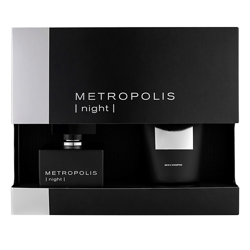 Набор парфюмерии METROPOLIS Парфюмерно-косметический набор для мужчин METROPOLIS NIGHT мужская парфюмерия metropolis metropolis