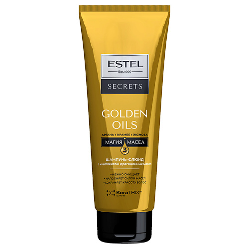 ESTEL PROFESSIONAL Шампунь-флюид для волос c комплексом драгоценных масел Golden Oils estel professional краска для бровей и ресниц графит enigma