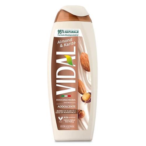 Гель для душа VIDAL Гель для душа МИНДАЛЬ И КАРИТЭ гель для душа vidal almond