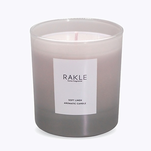 

RAKLE Ароматическая свеча BASIC SOFT Лён, Ароматическая свеча BASIC SOFT Лён