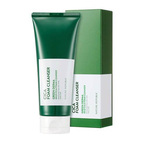 

NATURE REPUBLIC Пенка для умывания мягкая Green Derma Mild Foam Cleanser