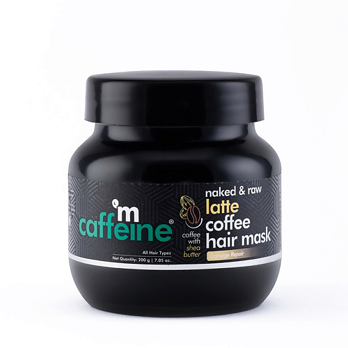 mCAFFEINE Маска для волос Кофе Латте с маслом ши для восстановления волос 200 mcaffeine шампунь кофе латте с кокосовым молочком для восстановления волос 250