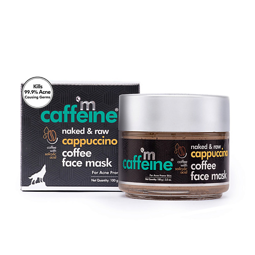 фото Mcaffeine маска для лица кофе капучино с салициловой кислотой для проблемной кожи