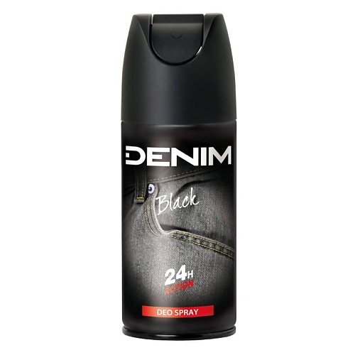 Дезодорант-спрей DENIM Дезодорант-аэрозоль Black дезодорант аэрозоль denim wild 150 мл