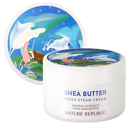NATURE REPUBLIC Крем для лица освежающий на основе масла ши Shea Butter Steam Cream Fresh