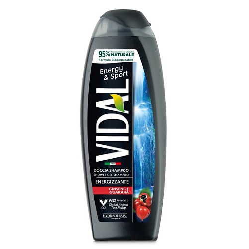 

VIDAL Гель для душа Энергия и Спорт Shower Gel Energy And Sports 250, Гель для душа Энергия и Спорт Shower Gel Energy And Sports