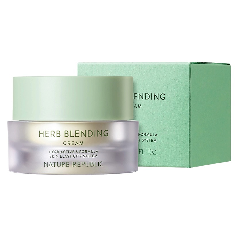NATURE REPUBLIC Крем для лица с травяными экстрактами Herb Blending ...