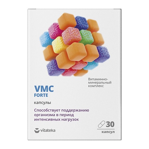 VITATEKA Витаминно-минеральный комплекс VMC Forte vitateka омега 3 60% 700 мг