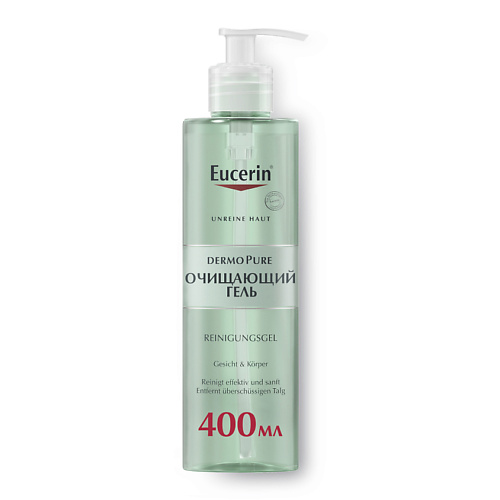 Гель для умывания EUCERIN Очищающий гель для проблемной кожи DermoPure увлажняющий успокаивающий крем для проблемной кожи eucerin dermopure 50 мл