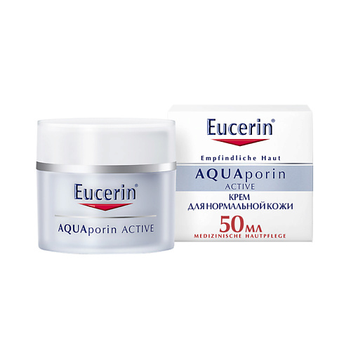 Кремы для лица EUCERIN Интенсивно увлажняющий крем для чувствительной кожи нормального и комбинированного типа AQUAporin ACTIVE