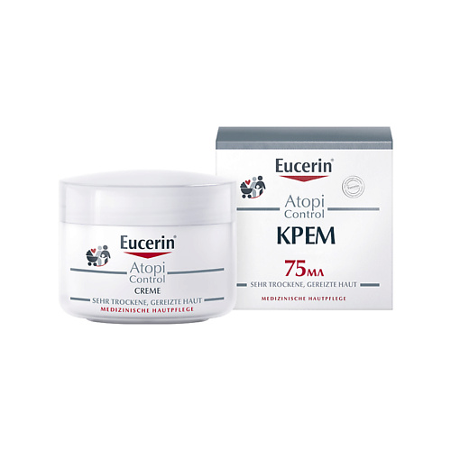 eucerin успокаивающий крем для взрослых детей и младенцев 40 мл EUCERIN Крем для взрослых, детей и младенцев Atopi Control