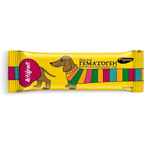 Батончик АКТИФРУТ Гематоген Форте детский