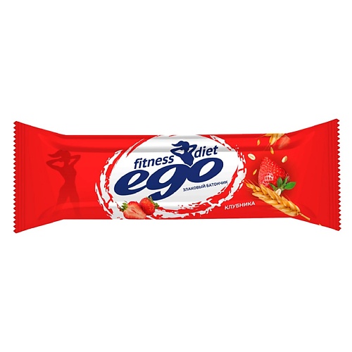 EGO Батончик злаковый fitness Гранола-Клубника с витаминами и железом AOD000030